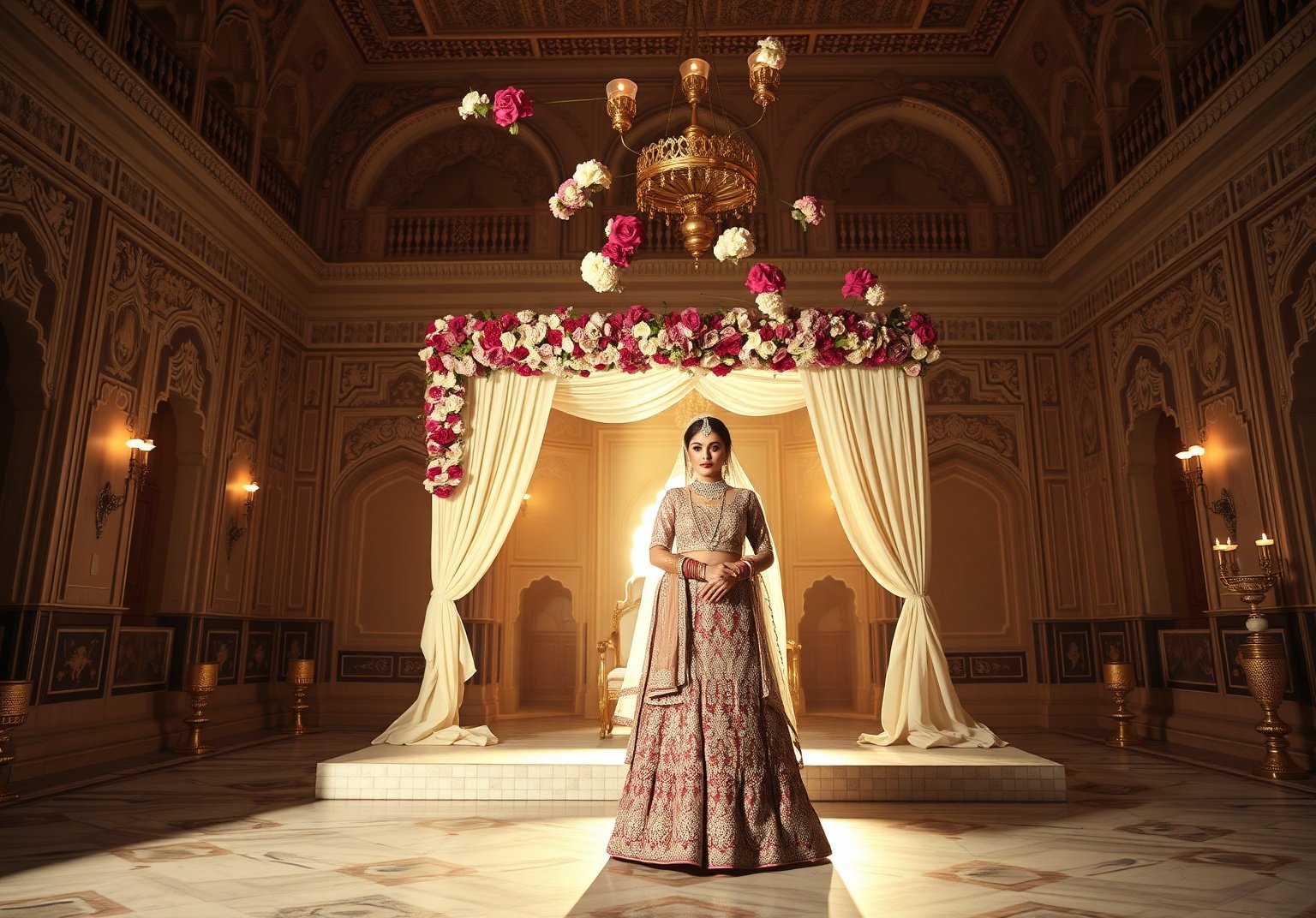 Luxury Indian Wedding Scene
